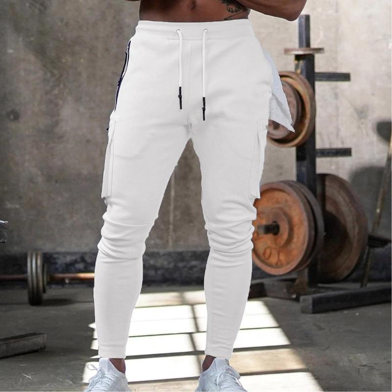 Men's Pants Men's Solid Fitness Casual Trousers Multi Pocket Zipper Sports Tracksuit Oversize Training, White
Men's Pants Men's Solid Fitness Casual Trousers Multi Pocket Zipper Sports Tracksuit Oversize Training, White