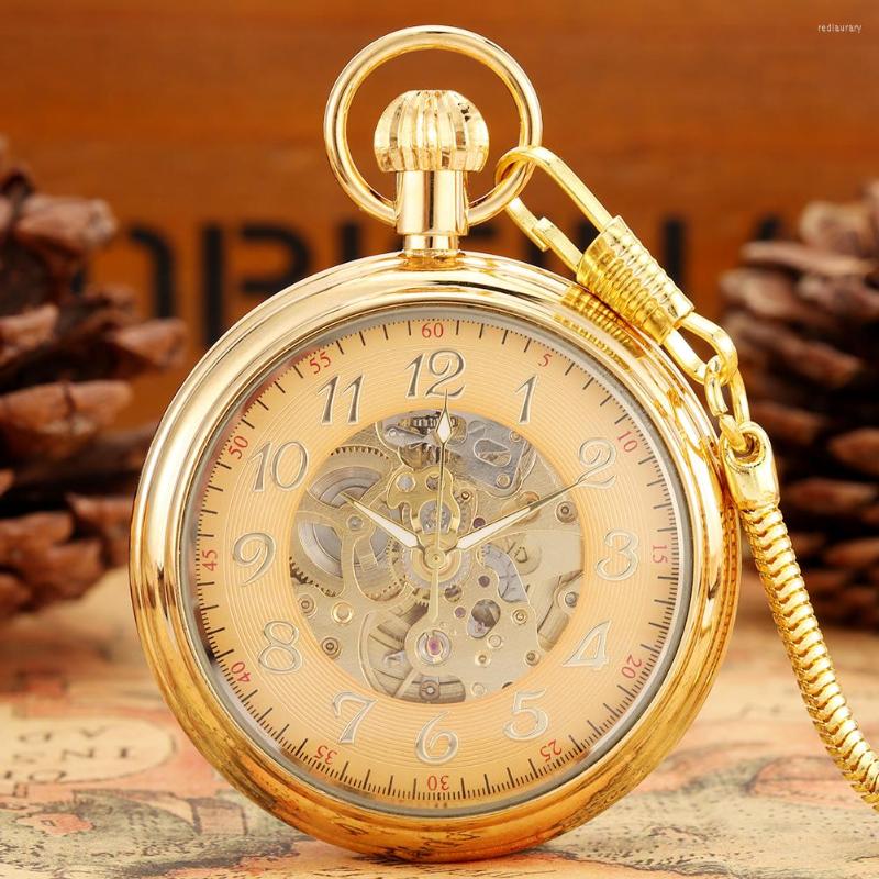 Pocket Watches Elegant Golden Automatic Mechanical Watch Men Without Cover Numerals Face Durable Thick Chain Pendant Gifts For Mom, White
Pocket Watches Elegant Golden Automatic Mechanical Watch Men Without Cover Numerals Face Durable Thick Chain Pendant Gifts For Mom, White