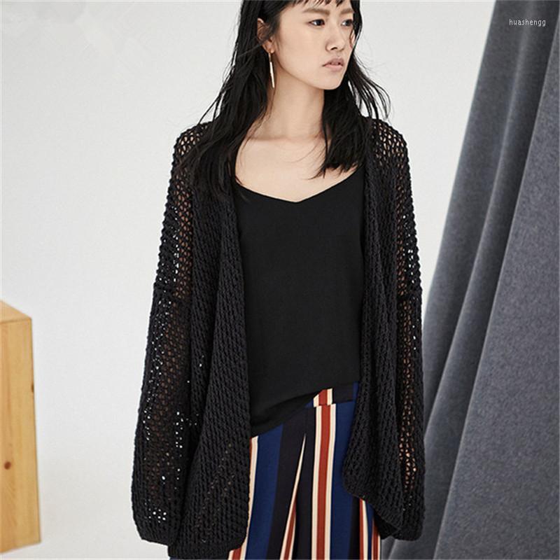 Women's Knits Hand Made Pure Cotton Vneck Thin Knit Women Loose H-straight Hollow Out Cardigan Sweater One&over Size Women's & Tees, Beige
Women's Knits Hand Made Pure Cotton Vneck Thin Knit Women Loose H-straight Hollow Out Cardigan Sweater One&over Size Women's & Tees, Beige
