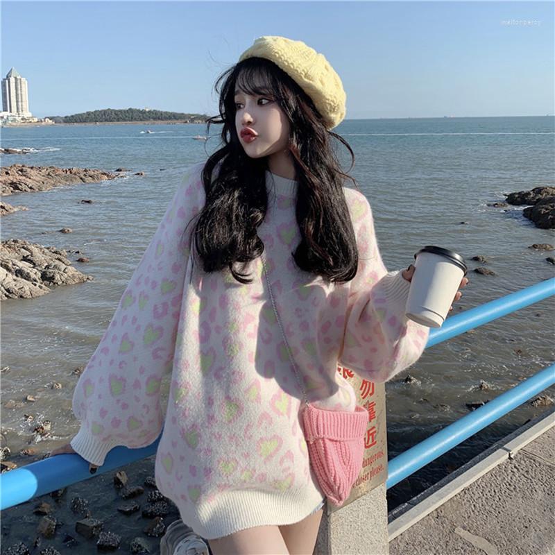 Women's Sweaters Soft Loose Sweater Women Sweet And Cute Kawaii Pullover Autumn Winter Love Crochet Flower Warm Basic Knitwear Korean Fall, Photo color
Women's Sweaters Soft Loose Sweater Women Sweet And Cute Kawaii Pullover Autumn Winter Love Crochet Flower Warm Basic Knitwear Korean Fall, Photo color