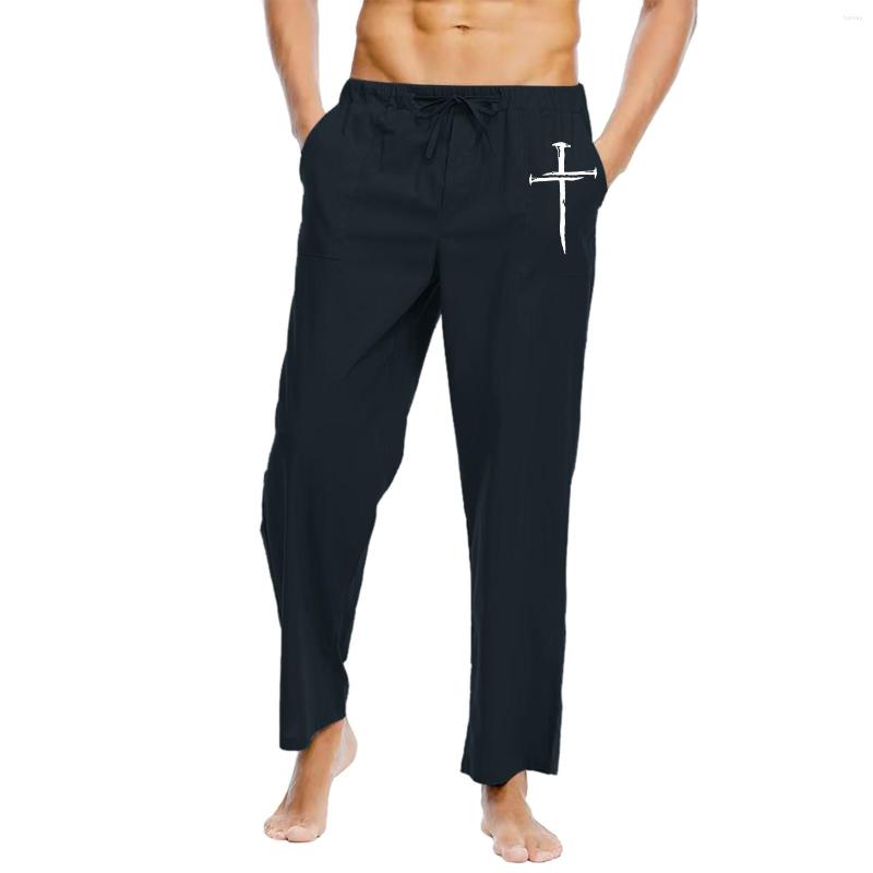Men' Pants Apparel Men All Season Fit Pant Casual Solid Color Cross Painting Cotton Linen Loose Trouser Fashion Beach Pockets, Black
Men' Pants Apparel Men All Season Fit Pant Casual Solid Color Cross Painting Cotton Linen Loose Trouser Fashion Beach Pockets, Black