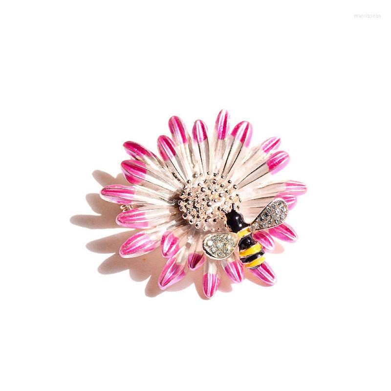 Brooches Pin Daisy Flower Bee Gold Pink Color Rhinestone For Women Brooch Clothing Accessories Gift 40mm X 1 Piece
Brooches Pin Daisy Flower Bee Gold Pink Color Rhinestone For Women Brooch Clothing Accessories Gift 40mm X 1 Piece
