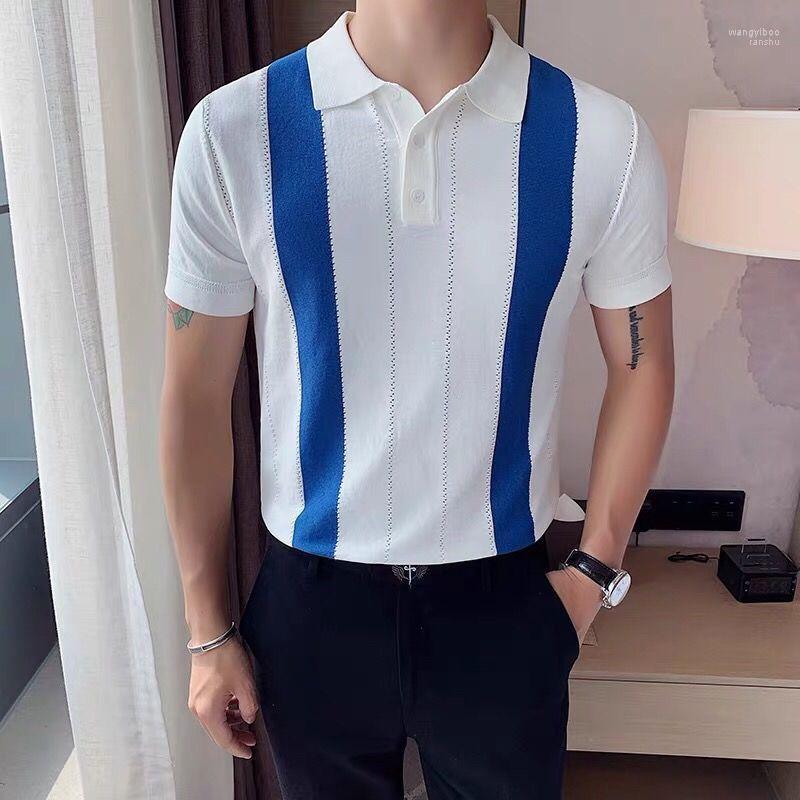 Men's Polos Men's Summer Striped Shirts Men Short Sleeve Knitted Ice Silk Business Social Casual Tops Male Clothing C50Men's, Black
Men's Polos Men's Summer Striped Shirts Men Short Sleeve Knitted Ice Silk Business Social Casual Tops Male Clothing C50Men's, Black