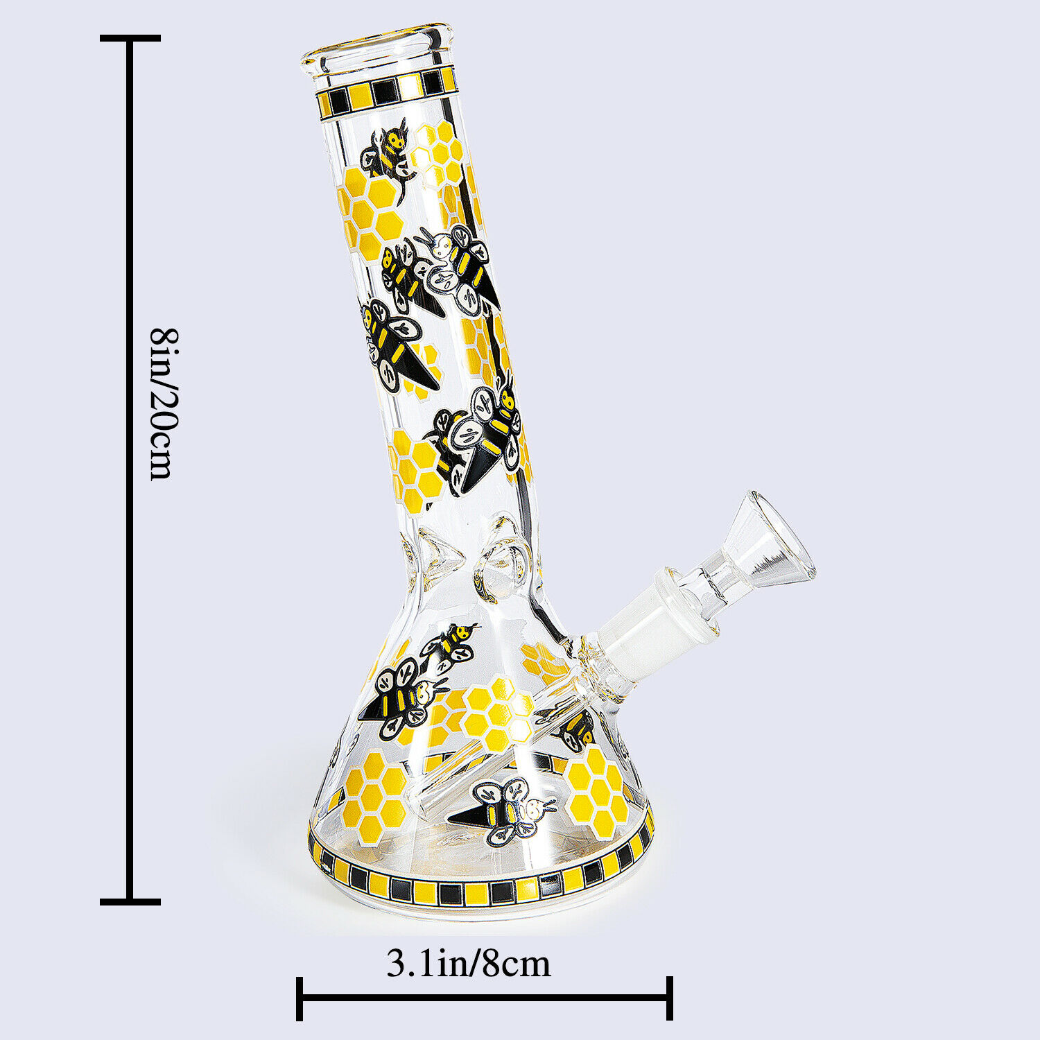 8" Glow in the Dark Hookah Glass Dab Rig Mini Bee Hookahs Beaker Bong Colorful Bubbler Water Pipe bongs
8" Glow in the Dark Hookah Glass Dab Rig Mini Bee Hookahs Beaker Bong Colorful Bubbler Water Pipe bongs
