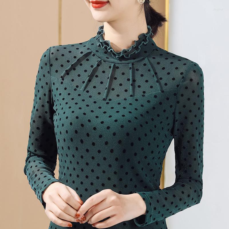 Women's Blouses Women's & Shirts 2022 Women Fashion Wave Point Printed Blouse Lady Gauze Half-high Collar T-shirt Top
Women's Blouses Women's & Shirts 2022 Women Fashion Wave Point Printed Blouse Lady Gauze Half-high Collar T-shirt Top