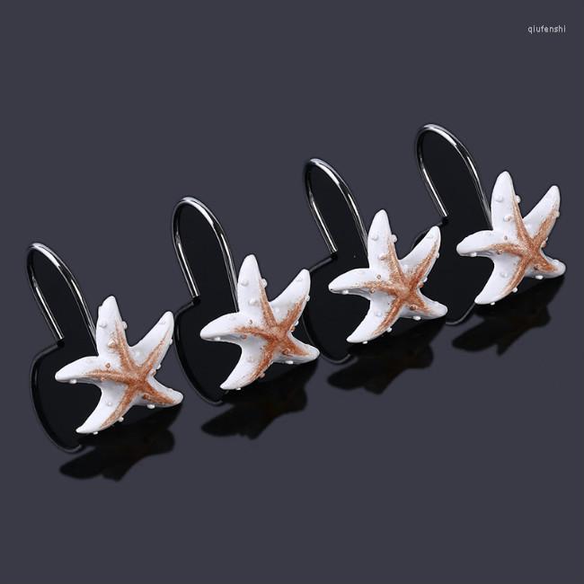 Jewelry Pouches Decorative Seashell Starfish Shower Curtain Hooks Hanger Rails Home Bathroom Beach Shell Decor Hook
Jewelry Pouches Decorative Seashell Starfish Shower Curtain Hooks Hanger Rails Home Bathroom Beach Shell Decor Hook