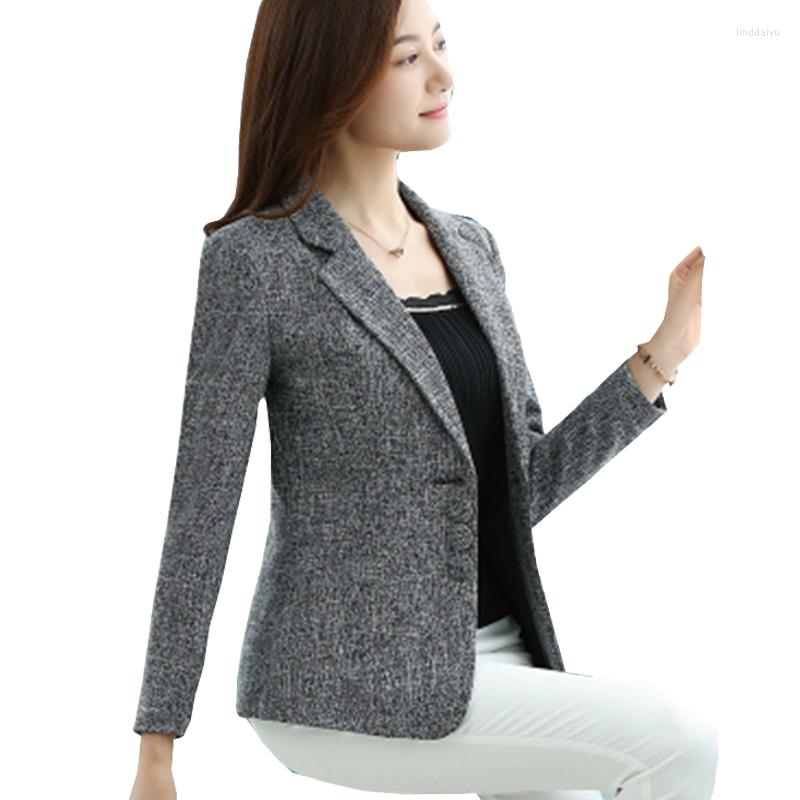 Women's Suits 2022 Autumn Women Solid Work Blazers OL Style Slim Elegant Jackets Coats Female One Button Cotton Linen Blazer 4XL ZY4163, Dark blue
Women's Suits 2022 Autumn Women Solid Work Blazers OL Style Slim Elegant Jackets Coats Female One Button Cotton Linen Blazer 4XL ZY4163, Dark blue