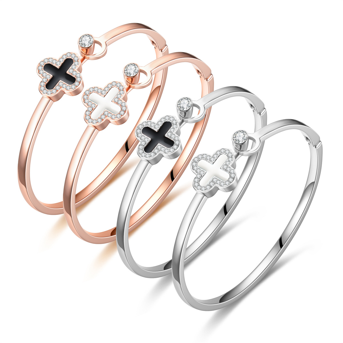 Lucky four-leaf clover bracelet bangle nail designer chains clovers necklace men jewelry tennis mens luxury flower van woman bangles Unisex bangles Bracelets party
Lucky four-leaf clover bracelet bangle nail designer chains clovers necklace men jewelry tennis mens luxury flower van woman bangles Unisex bangles Bracelets party
