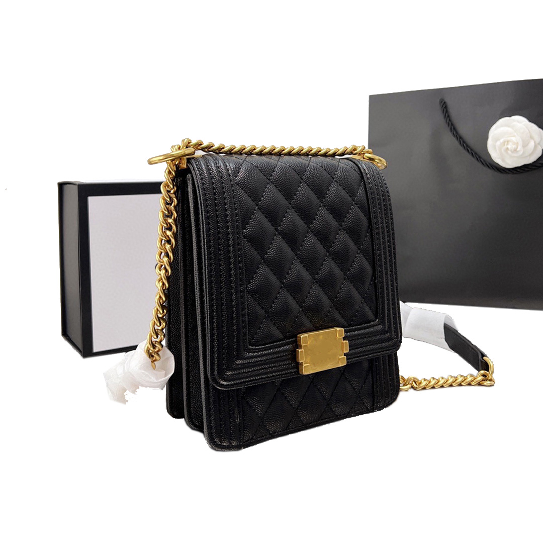 Classic Vertical Edition Boy Flap Shoulder Bags France Brand Fashion Caviar Leather Quilted Matelasse Handbags Gold Metal Chain Crossbody Bag Designers Bag 20CM, Blue
Classic Vertical Edition Boy Flap Shoulder Bags France Brand Fashion Caviar Leather Quilted Matelasse Handbags Gold Metal Chain Crossbody Bag Designers Bag 20CM, Blue