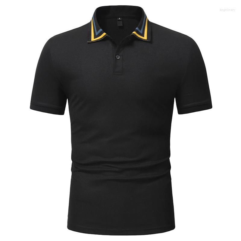 Men's Polos Hit Color Turn Down Collar T Shirt Men Polo Homme 2022 Summer Slim Short Sleeve Shirts Business Casual, As picture show
Men's Polos Hit Color Turn Down Collar T Shirt Men Polo Homme 2022 Summer Slim Short Sleeve Shirts Business Casual, As picture show