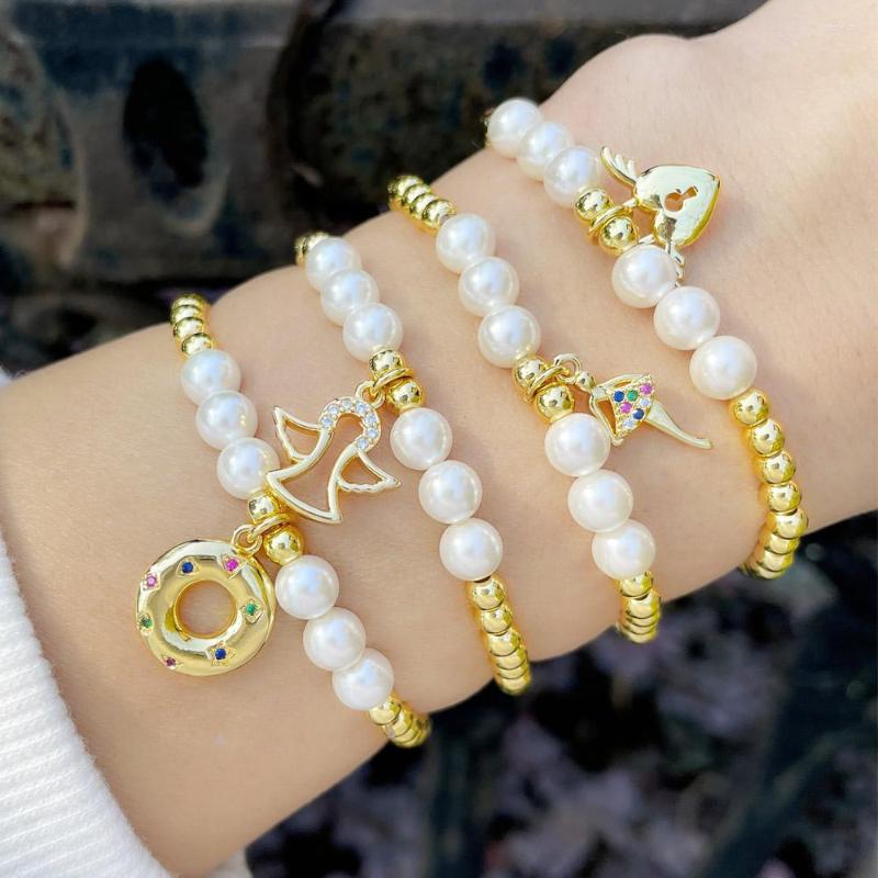 Strand Bead Bracelet Beaded Ins Style Fashion Pearl Design Simple Niche Trend Angel Love Lock Jewelry Gift
Strand Bead Bracelet Beaded Ins Style Fashion Pearl Design Simple Niche Trend Angel Love Lock Jewelry Gift