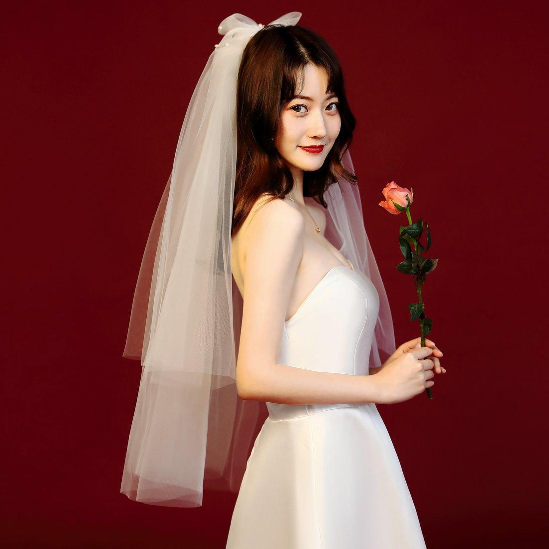 Short Wedding Veil Soft Tulle Bridal Veils Accessories