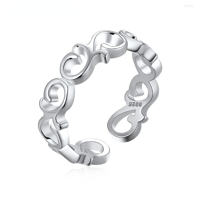 Wedding Rings Gift Women Sterling Silver Celtic Knot Band Ring Irish Jewelry Eternity Love Bride Open CP516
Wedding Rings Gift Women Sterling Silver Celtic Knot Band Ring Irish Jewelry Eternity Love Bride Open CP516