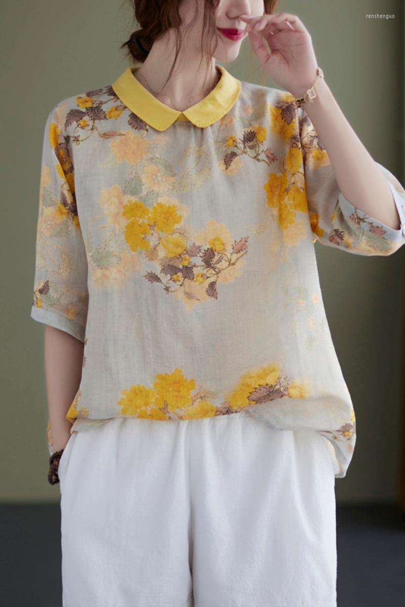 Ethnic Clothing 2022 Chinese Traditional Top Daily Casual Blouse Cotton And Linen Oriental Breathable Fabric Stand-up Collar Printing Hanfu
Ethnic Clothing 2022 Chinese Traditional Top Daily Casual Blouse Cotton And Linen Oriental Breathable Fabric Stand-up Collar Printing Hanfu