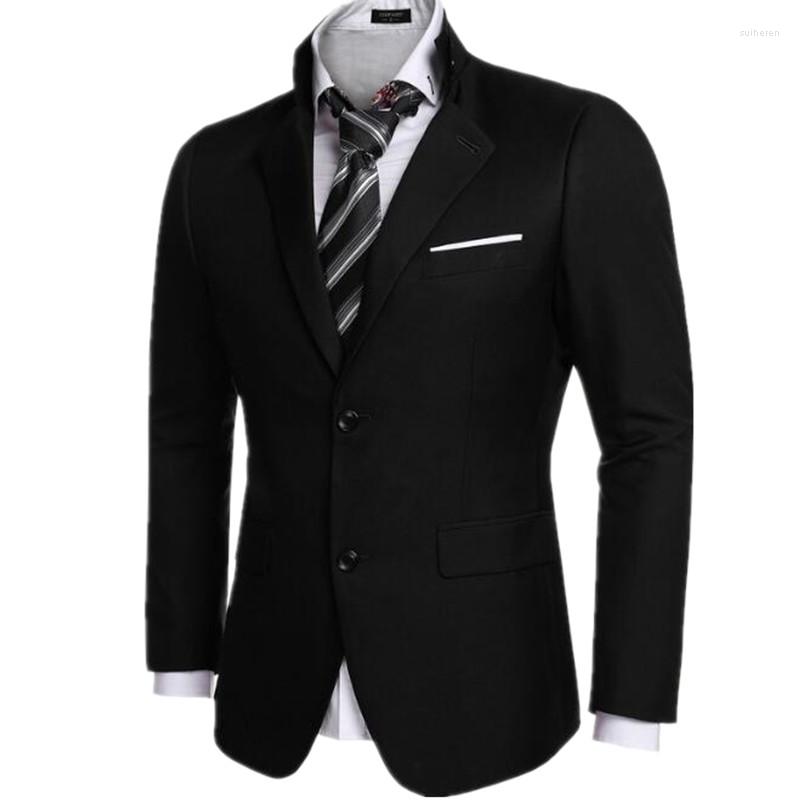 Men' Suits Black Color Men' Suit Jacket Formal Wedding Two Grain Of Buckle High Quality Custom
Men' Suits Black Color Men' Suit Jacket Formal Wedding Two Grain Of Buckle High Quality Custom