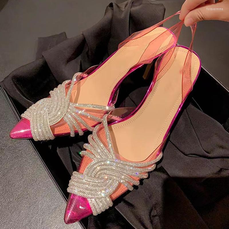 Sandals 2022 Summer Breathable Pointy Toe Back Strap Pumps Women Sexy High Heel Dress Shoes Size 43 Bling Clear, Blue
Sandals 2022 Summer Breathable Pointy Toe Back Strap Pumps Women Sexy High Heel Dress Shoes Size 43 Bling Clear, Blue