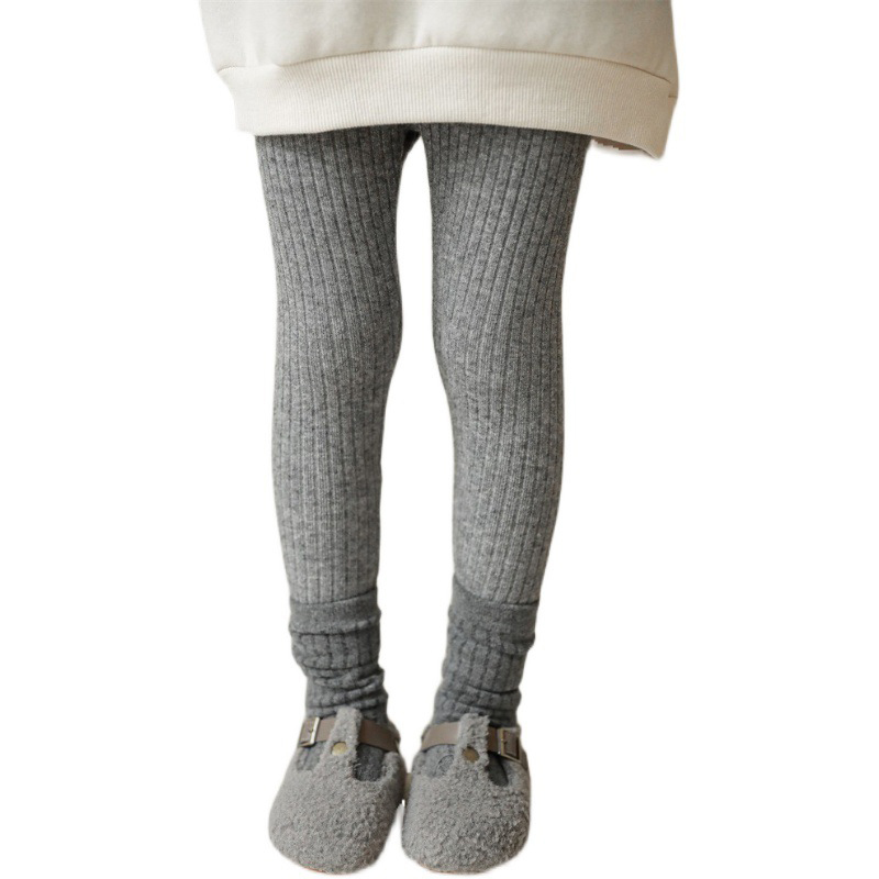 Leggings Tights MILANCEL Autumn Kids Solid Color Pit Pants Children Thermal Trousers 221006