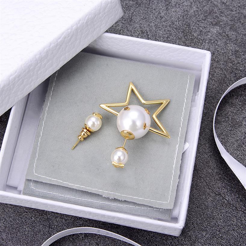 Luxury Designer Stud Earring Classic Letter Pearl Asymmetric Earrings 925 silver needle231C
Luxury Designer Stud Earring Classic Letter Pearl Asymmetric Earrings 925 silver needle231C
