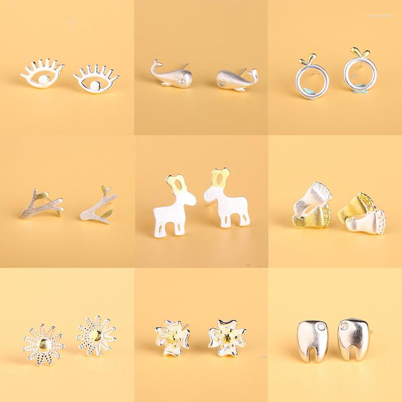 Stud Earrings Multiple 2022 Fashion Minimalist Sterling Girl Animal Cute Dolphin Plant Sunflowers Jewelry For Women Gifts Korean
Stud Earrings Multiple 2022 Fashion Minimalist Sterling Girl Animal Cute Dolphin Plant Sunflowers Jewelry For Women Gifts Korean