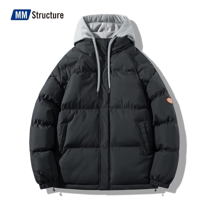 Mens Down Parkas Winter Hooded Padded Jacket Men Fashion Japanese Trend Fake Twopieces Jacket Harajuku Hip Hop Thicken Warm Hooded Parkas 2201006, Blue
Mens Down Parkas Winter Hooded Padded Jacket Men Fashion Japanese Trend Fake Twopieces Jacket Harajuku Hip Hop Thicken Warm Hooded Parkas 2201006, Blue