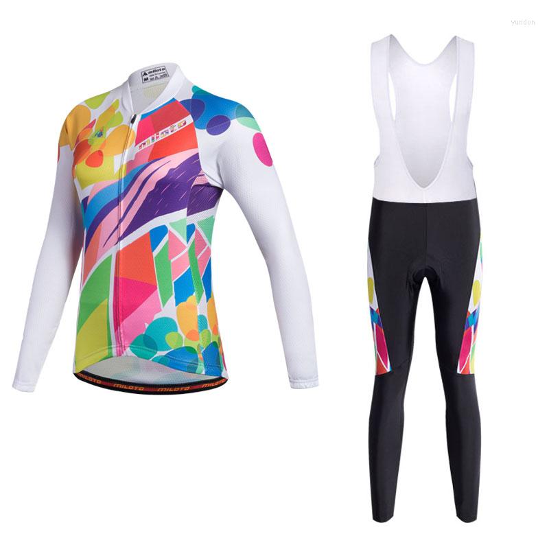 Racing Sets Autumn Women's Cycling Jersey Set 2022 Mtb Bike Dress Sport Suit Bicycle Clothes Maillot Wear Triathlon Clothing Uniform Bib, Long jersey set
Racing Sets Autumn Women's Cycling Jersey Set 2022 Mtb Bike Dress Sport Suit Bicycle Clothes Maillot Wear Triathlon Clothing Uniform Bib, Long jersey set