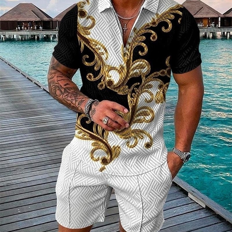 Men's Tracksuits Summer Short sleeved Polo Shirt Beach Shorts 2 Piece Sets Tracksuit Men's Oversized 3D Printed Casual Sports Suit 221006, Polotz-18
Men's Tracksuits Summer Short sleeved Polo Shirt Beach Shorts 2 Piece Sets Tracksuit Men's Oversized 3D Printed Casual Sports Suit 221006, Polotz-18
