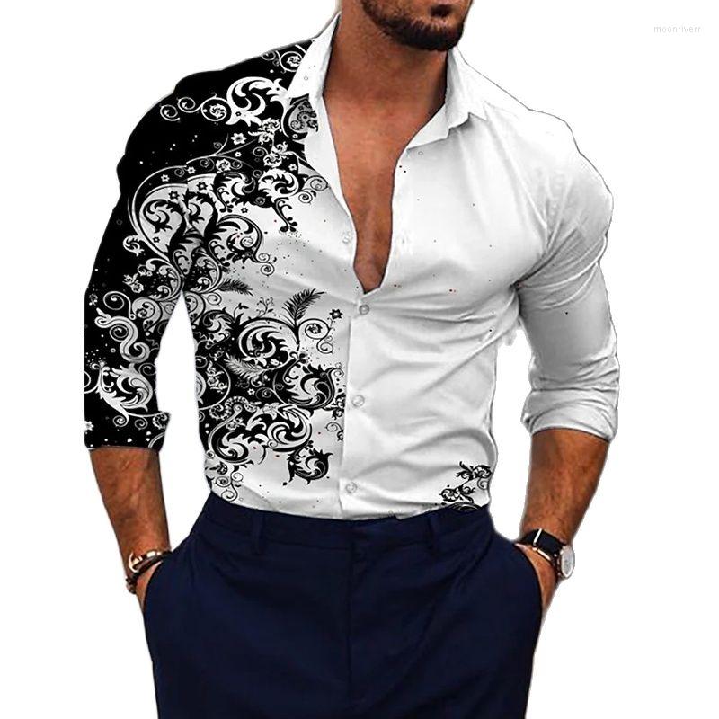 Men' Dress Shirts Fashion Men' Lapel Oversized Casual Totem Printed Long Sleeve Tops Mens Club Cardigan High Quality 2022, Cx211
Men' Dress Shirts Fashion Men' Lapel Oversized Casual Totem Printed Long Sleeve Tops Mens Club Cardigan High Quality 2022, Cx211