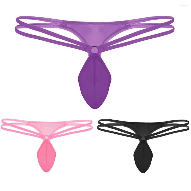 Men's G Strings Mens Sissy Lingerie Semi-see Through G-string Thongs Bulge Pouch Mini Coverage Briefs Low Rise Double Waist Straps, Pink
Men's G Strings Mens Sissy Lingerie Semi-see Through G-string Thongs Bulge Pouch Mini Coverage Briefs Low Rise Double Waist Straps, Pink