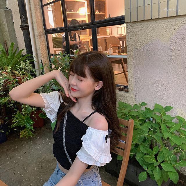Women' Blouses Blouse Women Shirt Chiffon 2022 Summer Ruffles Bow Suspenders Short-Sleeved Women' Top Blusas Mujer, Black
Women' Blouses Blouse Women Shirt Chiffon 2022 Summer Ruffles Bow Suspenders Short-Sleeved Women' Top Blusas Mujer, Black