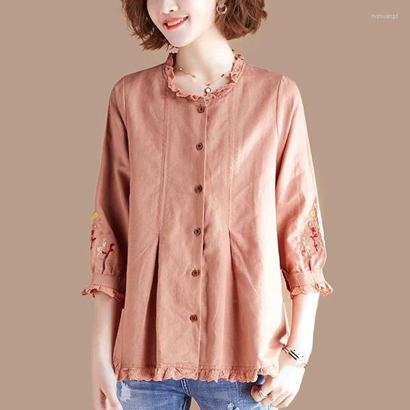 Women's Blouses Summer Casual Women Cotton Embroidery Black Blouse Top With Ruffle Collars Womens 2022 3xl And Tops Woman Clothes
Women's Blouses Summer Casual Women Cotton Embroidery Black Blouse Top With Ruffle Collars Womens 2022 3xl And Tops Woman Clothes