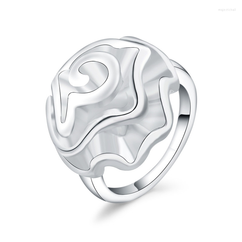 Wedding Rings 925 Sterling Silver Rose Flower Ring For Women Fashion Engagement Party Gift Charm Jewelry
Wedding Rings 925 Sterling Silver Rose Flower Ring For Women Fashion Engagement Party Gift Charm Jewelry