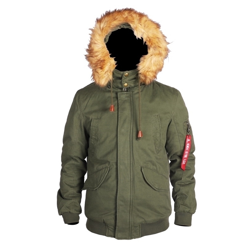 Mens Jackets 100% Cotton Winter Outdoor Thick Warm Fur Hood Short Bomber Jacket Parka Coat Men Casual Olive Green Black 221006
Mens Jackets 100% Cotton Winter Outdoor Thick Warm Fur Hood Short Bomber Jacket Parka Coat Men Casual Olive Green Black 221006