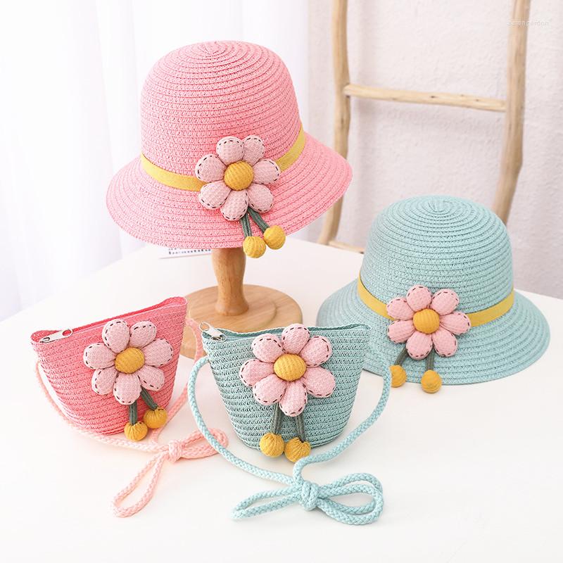 Berets Kid Princess Summer Cute Floral Straw Hat Sun Protection Beach Cap With Handbag Bags Two Pieces Sets Girls Flower Hats, Only hat beige
Berets Kid Princess Summer Cute Floral Straw Hat Sun Protection Beach Cap With Handbag Bags Two Pieces Sets Girls Flower Hats, Only hat beige