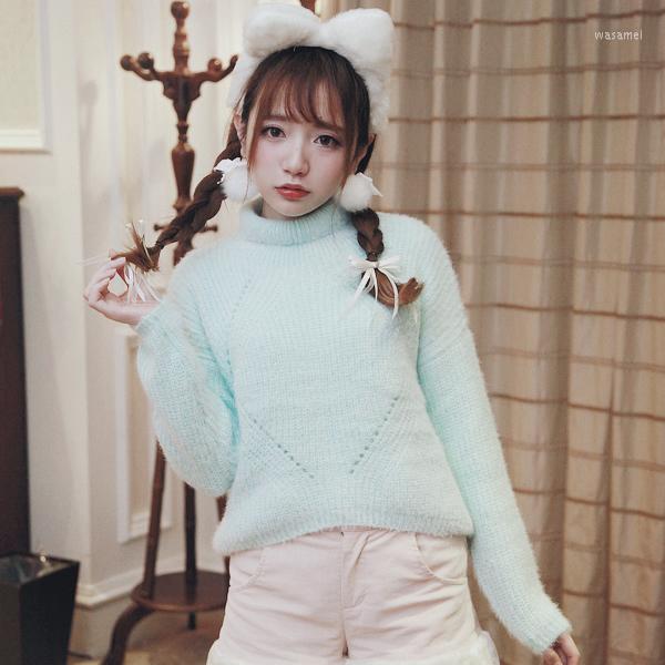 Women's Blouses Princess Sweet Lolita Blouse BoBON21 Exclusive Design Winky Wool Light Yellow Mint Green Reduction Age Argyle Turtleneck, Army green
Women's Blouses Princess Sweet Lolita Blouse BoBON21 Exclusive Design Winky Wool Light Yellow Mint Green Reduction Age Argyle Turtleneck, Army green