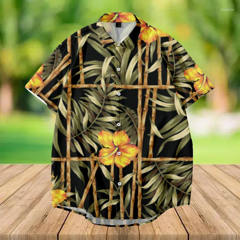 Men's Casual Shirts Men Printed Hawaiian Beach Chemises Wild Camisas Blouse Tropical Button Top Flexible Comfortable Leaves Shirt, Hawaiian style-6
Men's Casual Shirts Men Printed Hawaiian Beach Chemises Wild Camisas Blouse Tropical Button Top Flexible Comfortable Leaves Shirt, Hawaiian style-6