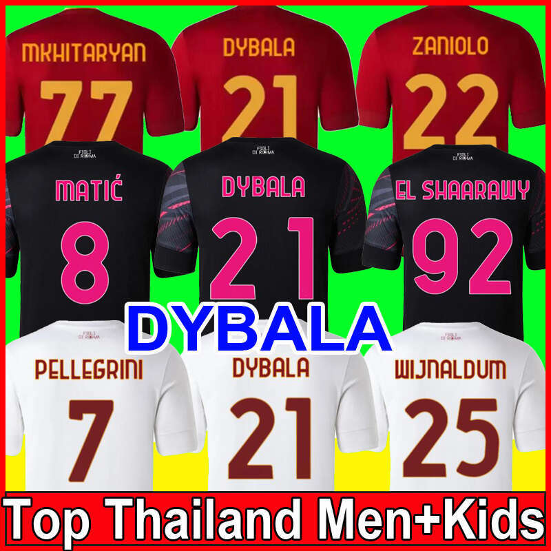 Top 22 23 DYBALA ABRAHAM WIJNALDUM soccer jersey 2022 2023 ROMa ZANIOLO PELLEGRINI KLUIVERT SMALLING football shirt Men Kids kit uniforms, 23 third+patch
Top 22 23 DYBALA ABRAHAM WIJNALDUM soccer jersey 2022 2023 ROMa ZANIOLO PELLEGRINI KLUIVERT SMALLING football shirt Men Kids kit uniforms, 23 third+patch