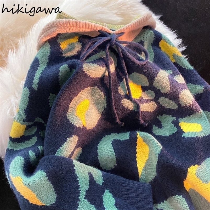 Women's Sweaters Hikigawa Sweate Women Japanese Fashion Vintage Knitted Pullovers Streetwear BF Hooded Oversized Jumper Tops Pull Femme 221006, Apricot hooded
Women's Sweaters Hikigawa Sweate Women Japanese Fashion Vintage Knitted Pullovers Streetwear BF Hooded Oversized Jumper Tops Pull Femme 221006, Apricot hooded
