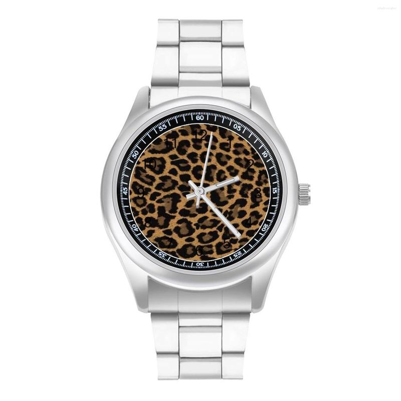 Wristwatches Wild Leopard Skin Pattern Quartz Watch Animal Steel Design Wrist Ladies Spring Funny Wristwatch, Style
Wristwatches Wild Leopard Skin Pattern Quartz Watch Animal Steel Design Wrist Ladies Spring Funny Wristwatch, Style