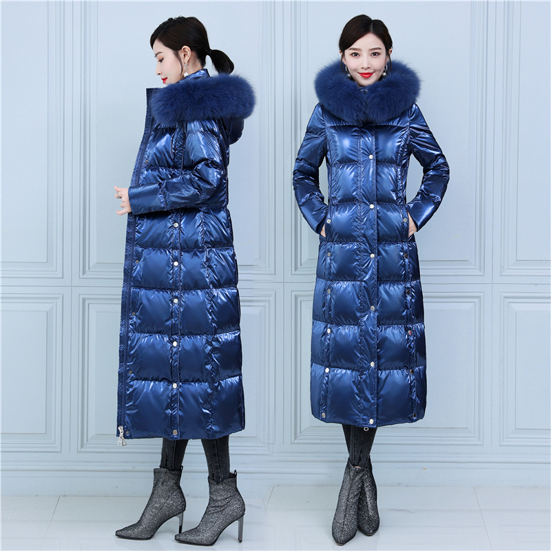Women's Down Parkas Fit Winter 115cm Longer Glossy Duck Down Coats Female Thicker Warm Fur Coats Large Real Fur Hooded Parkas wy397, Glossy black
Women's Down Parkas Fit Winter 115cm Longer Glossy Duck Down Coats Female Thicker Warm Fur Coats Large Real Fur Hooded Parkas wy397, Glossy black