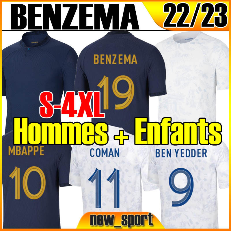 22 23 French BENZEMA MBAPPE GRIEZMANN soccer jersey 2022 cup jerseys POGBA GIROUD KANTE men kid kit socks full set Maillot de foot equipe 2022 2023 football shirts, 2022 world cup home kids
22 23 French BENZEMA MBAPPE GRIEZMANN soccer jersey 2022 cup jerseys POGBA GIROUD KANTE men kid kit socks full set Maillot de foot equipe 2022 2023 football shirts, 2022 world cup home kids