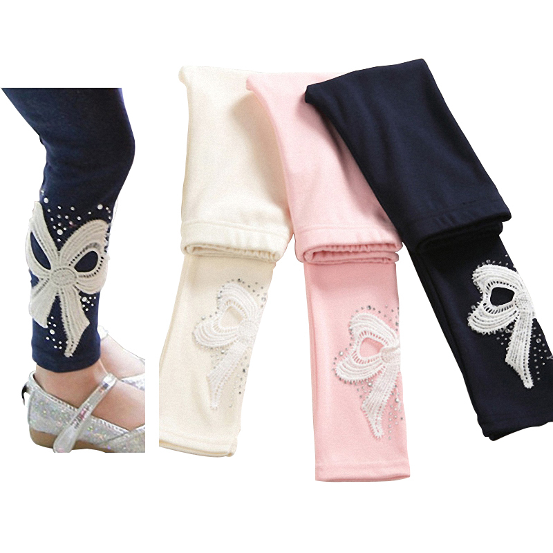 Trousers to 11T children girls spring autumn lace trim ruffle leggings kids princess cotton casual skinny legging clothes 2201006