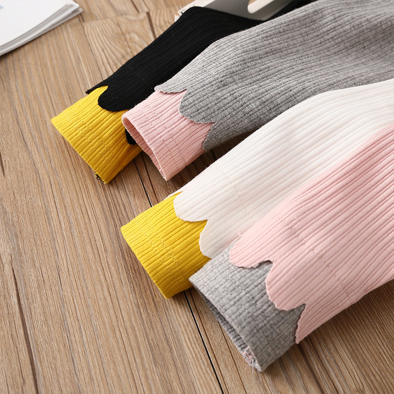 Leggings Tights Autumn Spring Korean 90 140cm 2 3 4 5 6 7 8 10 Years Kids Cotton Mix Color Baby Princess Patchwork For Girls 221006