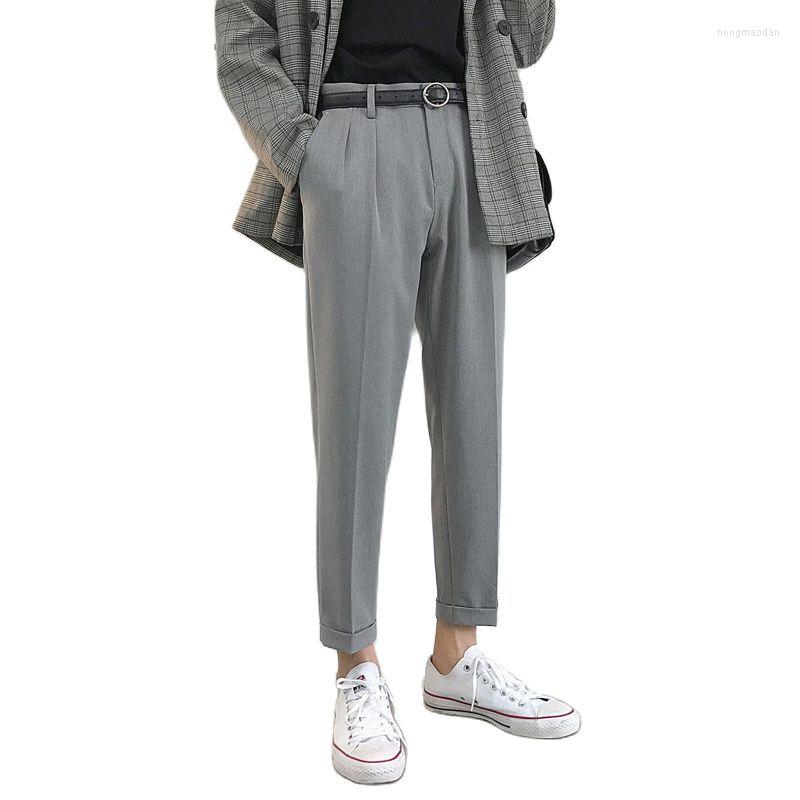 Men's Suits Men's Trousers Spring Autumn Double Pleats Nine Points Small Feet 2022 Young People Slim Trend Wild, Black
Men's Suits Men's Trousers Spring Autumn Double Pleats Nine Points Small Feet 2022 Young People Slim Trend Wild, Black