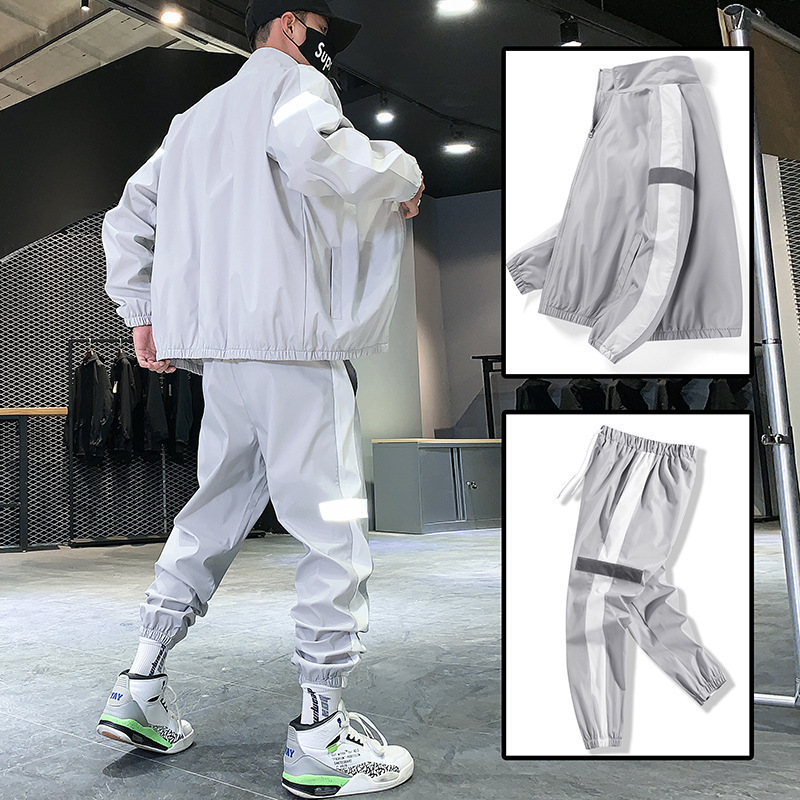 Men's Tracksuits YAPU Men's Set Spring Autumn Man Sportswear 2 Piece Sets Sports Suit JacketPant Sweatsuit Male Tracksuit Asia Size 221006