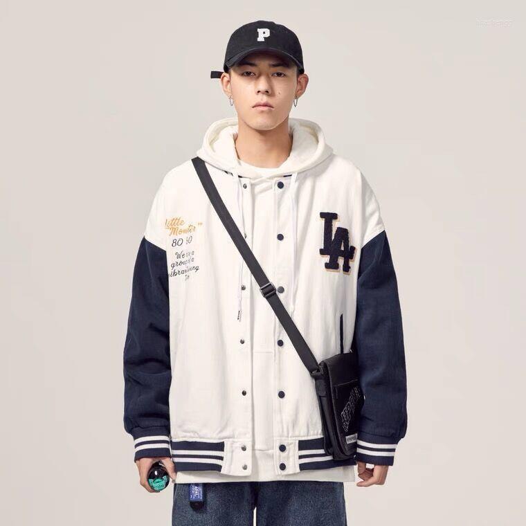 Men's Jackets Men's Oversized Letter Embroidery Couple Streetwear Men Varsity Baseball Unisex Vintage Patchwork Bomber, White
Men's Jackets Men's Oversized Letter Embroidery Couple Streetwear Men Varsity Baseball Unisex Vintage Patchwork Bomber, White