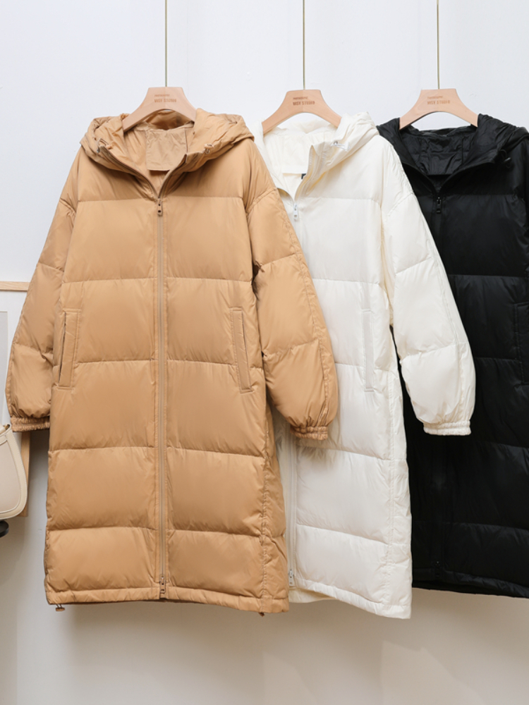 Women's Down Parkas Auutmn Winter Long Down Jacket Women Loose Hooded Thickened Casual White Duck Down Coat Female Solid Oversized Parkas Mujer 220930
Women's Down Parkas Auutmn Winter Long Down Jacket Women Loose Hooded Thickened Casual White Duck Down Coat Female Solid Oversized Parkas Mujer 220930