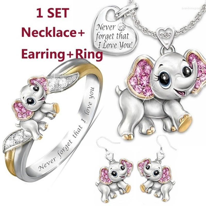 Necklace Earrings Set 3 Pieces / Of Exquisite And Lovely Baby Elephant Sterling Silver Jewelry Anniversary Gift Mother's Day Fashion, Picture shown
Necklace Earrings Set 3 Pieces / Of Exquisite And Lovely Baby Elephant Sterling Silver Jewelry Anniversary Gift Mother's Day Fashion, Picture shown