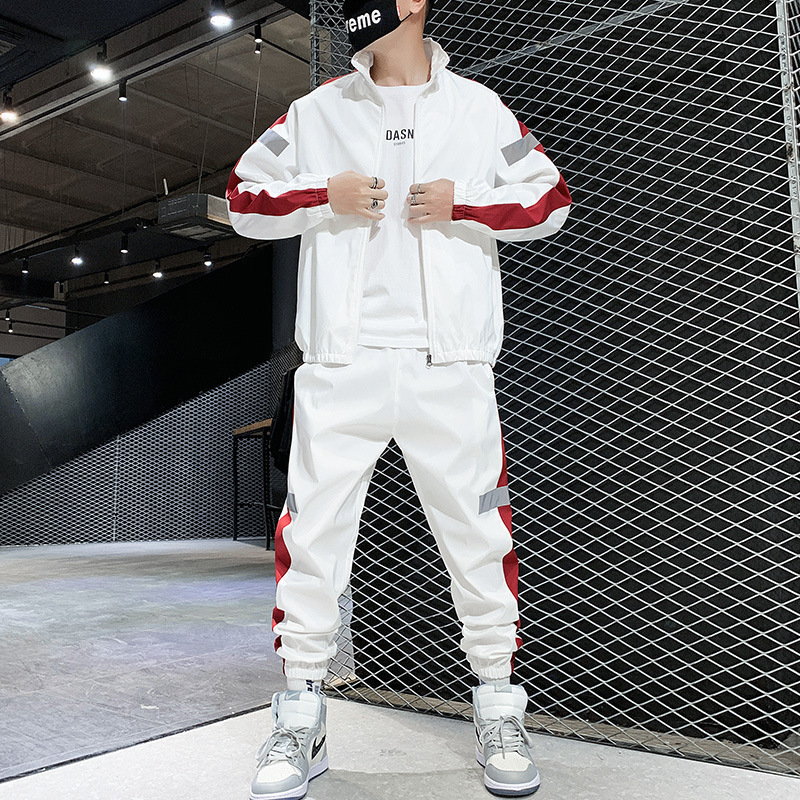 Men's Tracksuits YAPU Men's Set Spring Autumn Man Sportswear 2 Piece Sets Sports Suit JacketPant Sweatsuit Male Tracksuit Asia Size 221006