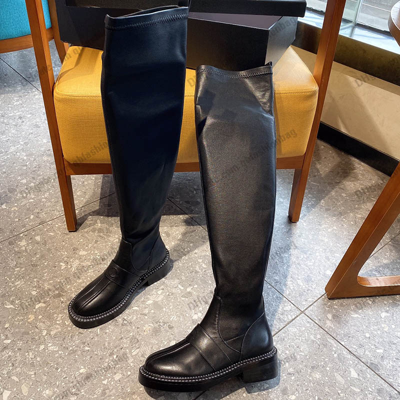 Designer Calfskin Womens Stretch Thigh High Knee Boots Black Ankle Boot Waterproof Rainboots Snow Knight Retro Motorcycle Fashion Booties With Dress Jeans Hoodies
Designer Calfskin Womens Stretch Thigh High Knee Boots Black Ankle Boot Waterproof Rainboots Snow Knight Retro Motorcycle Fashion Booties With Dress Jeans Hoodies