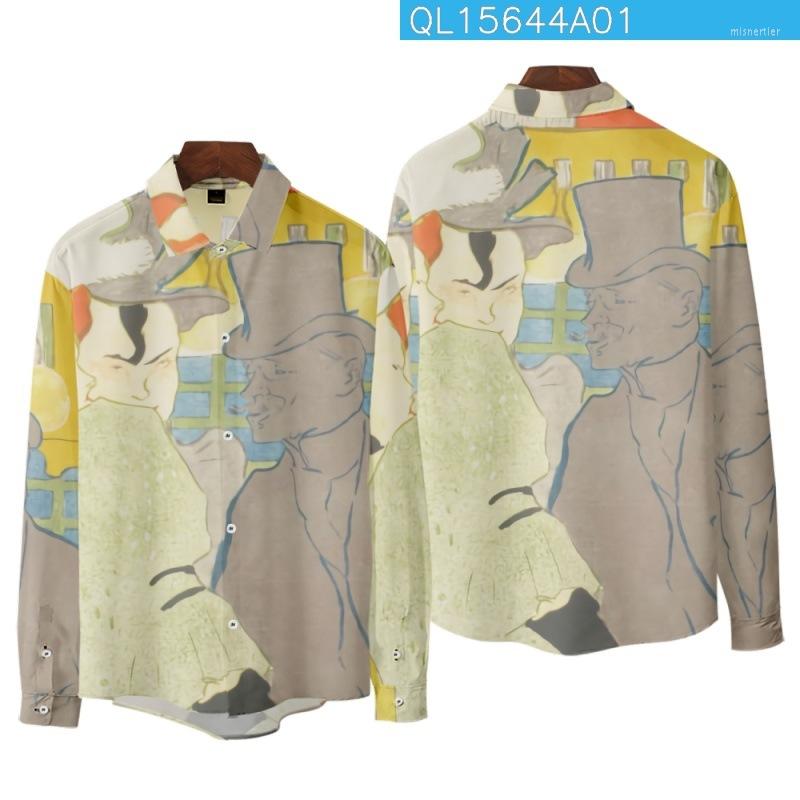 Men's Casual Shirts Spring Autumn Print Long Sleeve Tops Clothing Cardigan Men Turn-down Collar Buttoned Shirt Streetwear, Style 3
Men's Casual Shirts Spring Autumn Print Long Sleeve Tops Clothing Cardigan Men Turn-down Collar Buttoned Shirt Streetwear, Style 3